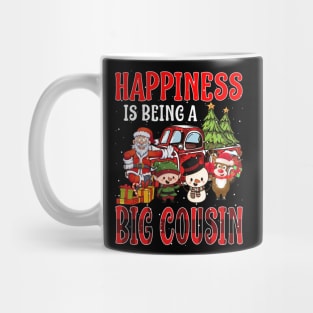 Happiness Is Being A Big Cousin Christmas Mug